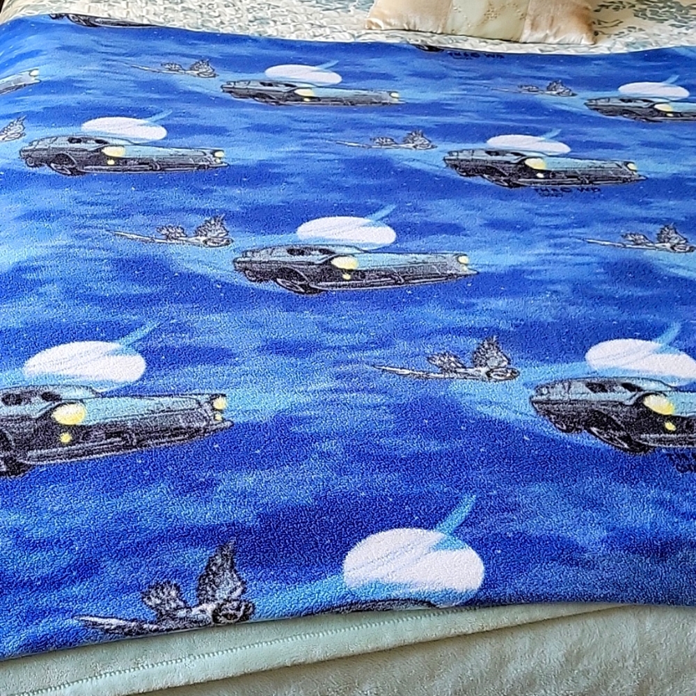 Harry Potter (fleece) Blanket (roughly 5'x4.5')